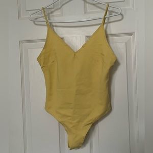 Shinestar Yellow Body Suite Size Medium